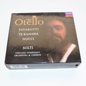 Verdi Otello Pavarotti Chicago Symphony Orchestra Double Disc CD